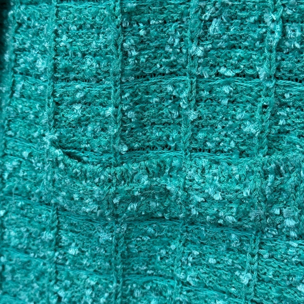 Rabe Textured Buttoned Jacket, Turquoise - Picture 4 of 10